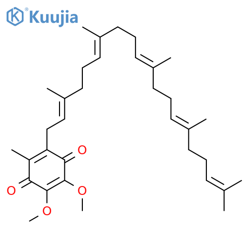 2,5-Cyclohexadiene-1,4-dione,2,3-dimethoxy-5-methyl-6-[(2E,6E,10E,14E)-3,7,11,15,19-pentamethyl-2,6,10,14,18-eicosapentaen-1-yl]- structure