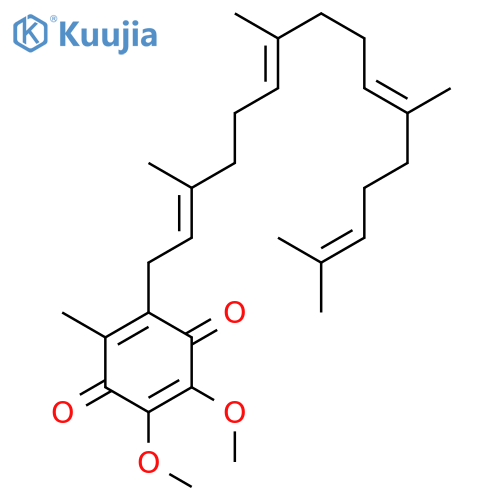 2,5-Cyclohexadiene-1,4-dione,2,3-dimethoxy-5-methyl-6-[(2E,6E,10E)-3,7,11,15-tetramethyl-2,6,10,14-hexadecatetraen-1-yl]- structure