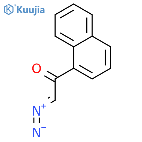 Ethanone, 2-diazo-1-(1-naphthalenyl)- structure