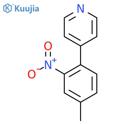 4-(4-Methyl-2-nitrophenyl)pyridine structure