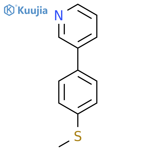 3-(4-(Methylthio)phenyl)pyridine structure