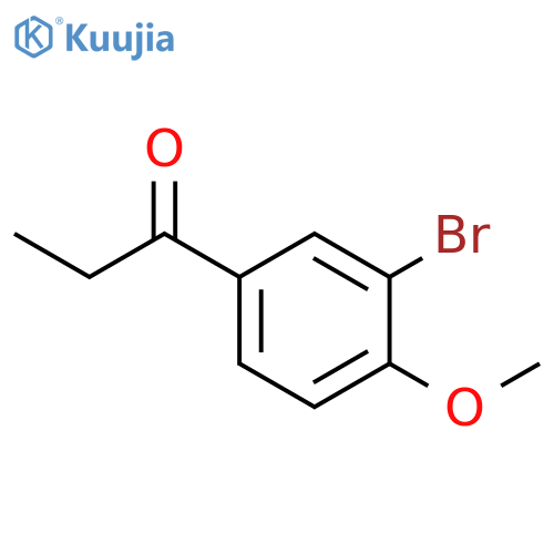 1-Propanone, 1-(3-bromo-4-methoxyphenyl)- structure