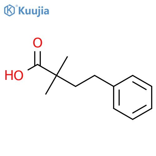 2,2-dimethyl-4-phenylbutanoic acid structure