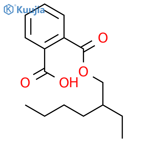 Mono(2-ethylhexyl) Phthalate structure