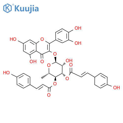3'',4''-Di-O-p-coumaroylquercitrin structure