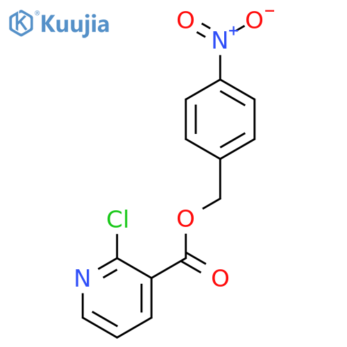 (4-nitrophenyl)methyl 2-chloropyridine-3-carboxylate structure