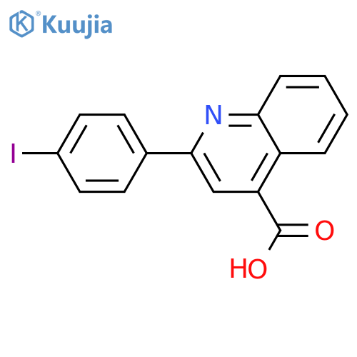 2-(4-Iodo-phenyl)-quinoline-4-carboxylic acid structure