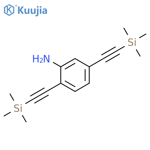 2,5-Bis(trimethylsilylethynyl)aniline structure