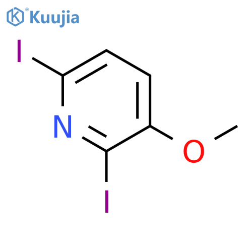 2,6-Diiodo-3-methoxypyridine structure