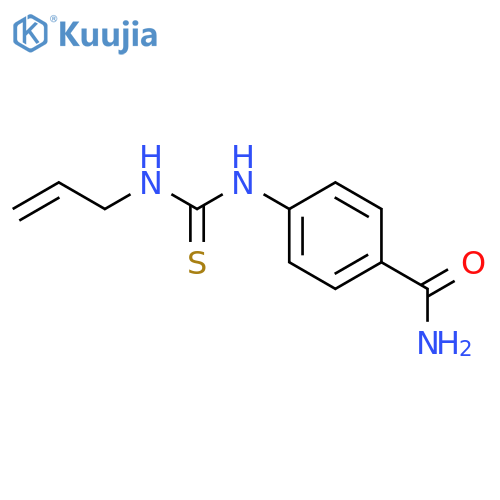 1-Allyl-3-(4-carbamoylphenyl)thiourea structure