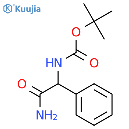 tert-butyl N-carbamoyl(phenyl)methylcarbamate structure