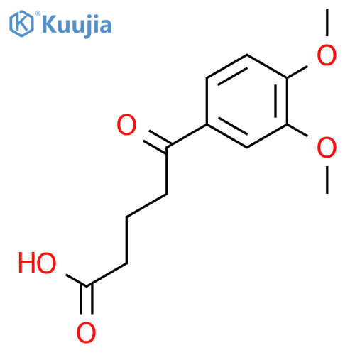 5-(3,4-Dimethoxyphenyl)-5-oxovaleric acid structure