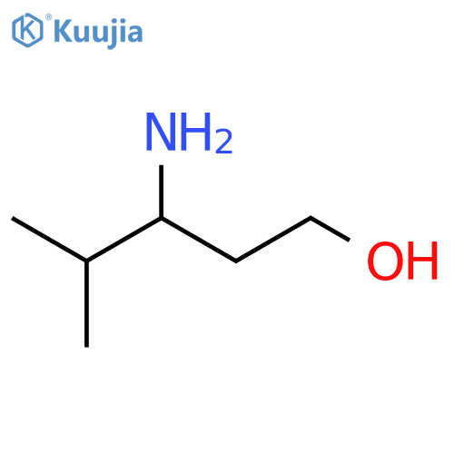 3-Amino-4-methyl-1-pentanol structure