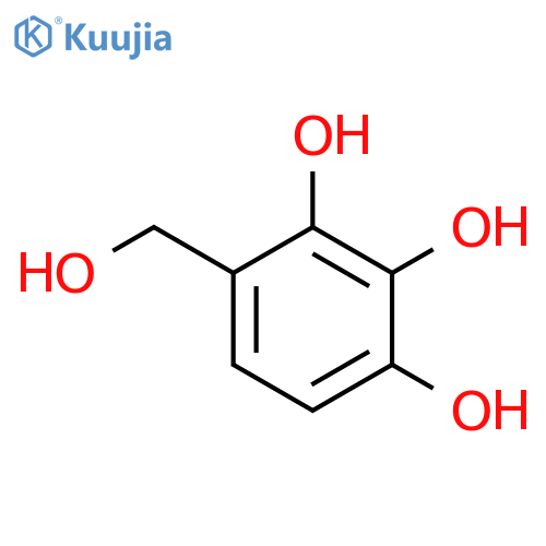 4-(hydroxymethyl)benzene-1,2,3-triol structure