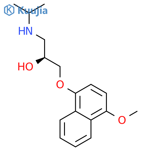 (S)-4-Methoxy Propranolol structure