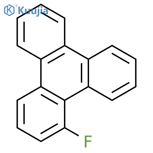 Triphenylene, 1-fluoro- structure