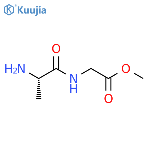 Glycine, alanyl-,methyl ester (9CI) structure