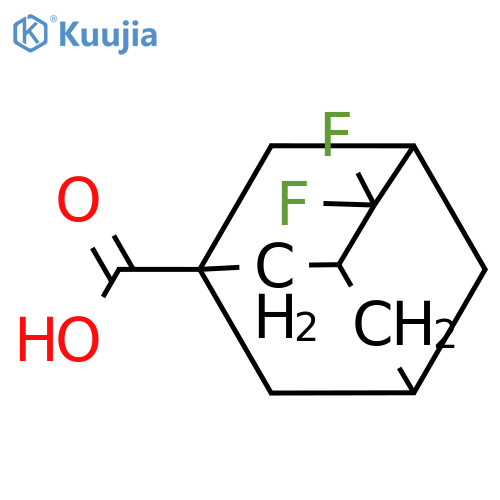 4,4-Difluoroadamantane-1-carboxylic acid structure