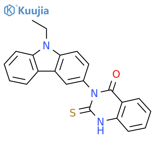 3-(9-Ethyl-9H-carbazol-3-yl)-2-sulfanyl-3,4-dihydroquinazolin-4-one structure