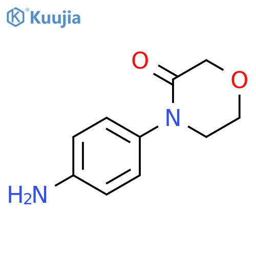 4-(4-aminophenyl)morpholin-3-one structure