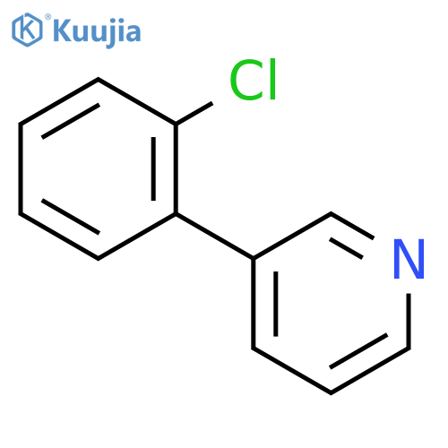 Pyridine, 3-(2-chlorophenyl)- structure