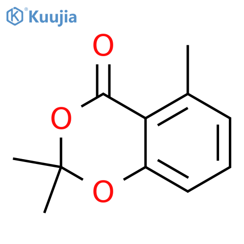 4H-1,3-BENZODIOXIN-4-ONE, 2,2,5-TRIMETHYL- structure