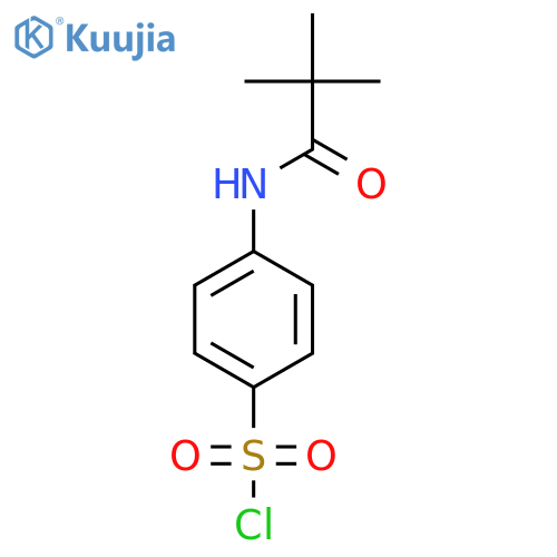 4-(2,2-Dimethylpropanamido)benzene-1-sulfonyl chloride structure