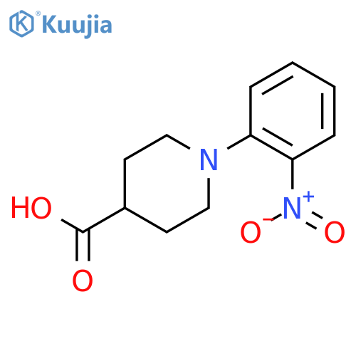 1-(2-Nitrophenyl)piperidine-4-carboxylic acid structure