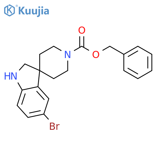 benzyl 5-bromo-1,2-dihydrospiro[indole-3,4'-piperidine]-1'-carboxylate structure