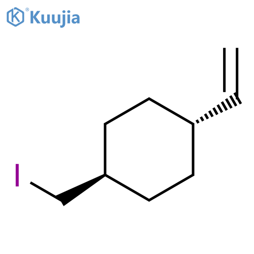 CYCLOHEXANE, 1-ETHENYL-4-(IODOMETHYL)-, TRANS- structure