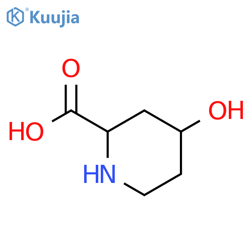(2S,4S)-4-Hydroxypiperidine-2-carboxylic acid structure