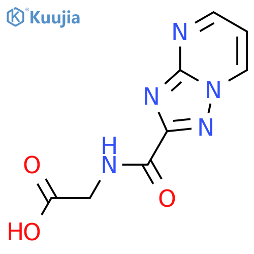 (1,2,4Triazolo1,5-apyrimidine-2-carbonyl)-amino-acetic acid structure