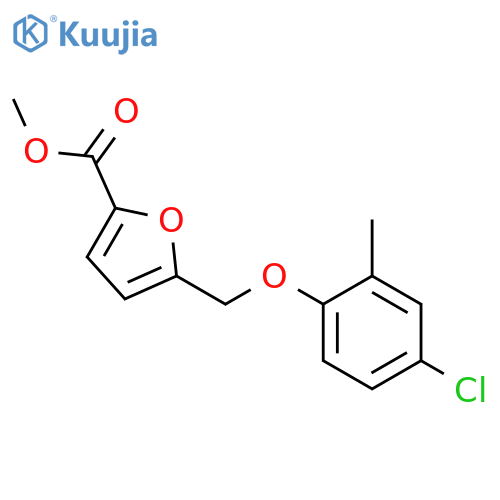 methyl 5-(4-chloro-2-methylphenoxy)methylfuran-2-carboxylate structure