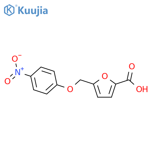 5-(4-Nitrophenoxy)methyl-2-furoic Acid structure