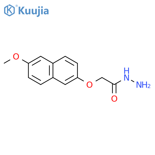 2-(6-Methoxy-2-naphthyl)oxyacetohydrazide structure