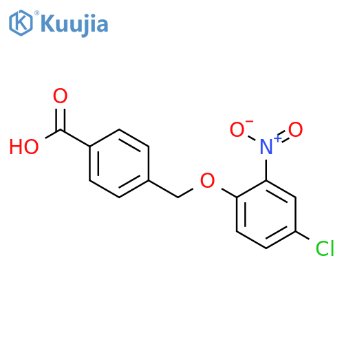 4-(4-chloro-2-nitrophenoxy)methylbenzoic acid structure