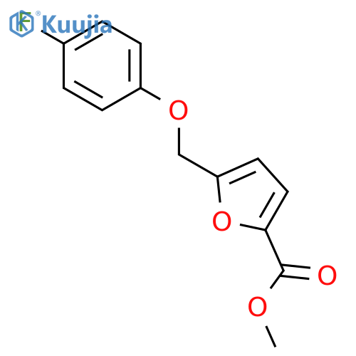 methyl 5-(2-chloro-4-fluorophenoxy)methylfuran-2-carboxylate structure