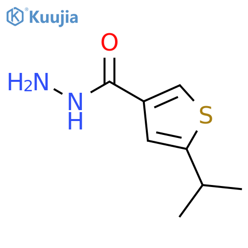 5-Isopropylthiophene-3-carbohydrazide structure