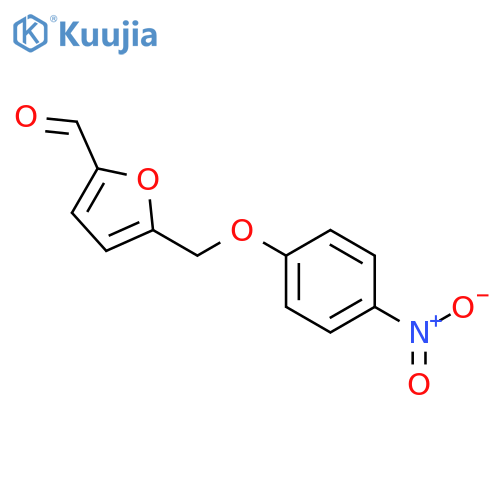 5-(4-Nitrophenoxy)methyl-2-furaldehyde structure