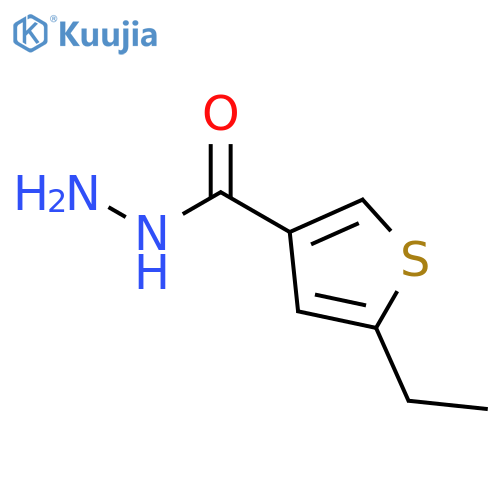 5-Ethylthiophene-3-carbohydrazide structure