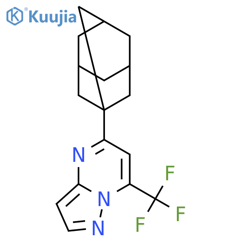 5-(1-adamantyl)-7-(trifluoromethyl)pyrazolo[1,5-a]pyrimidine structure
