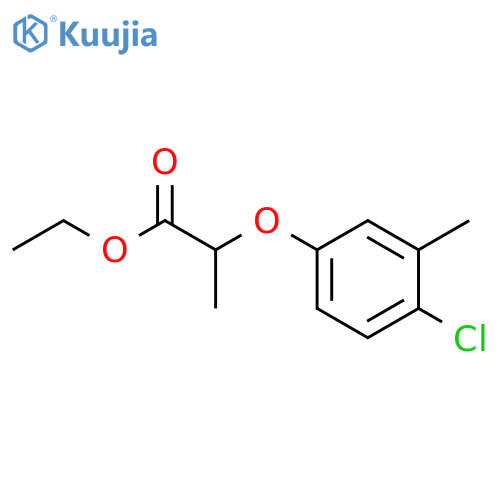 2-(4-Chloro-3-methyl-phenoxy)-propionic acid ethyl ester structure