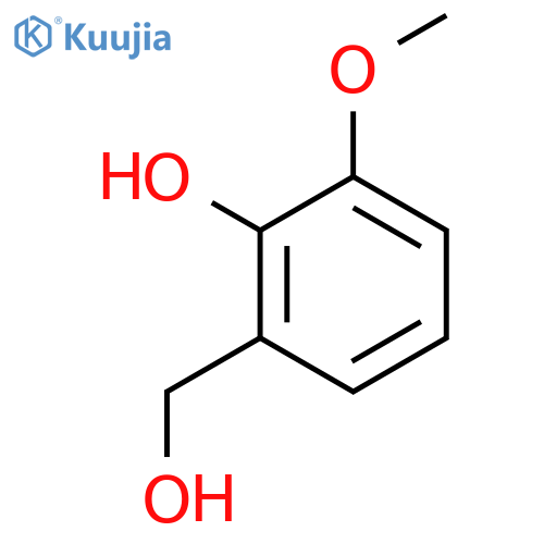 2-Hydroxy-3-methoxybenzyl alcohol structure