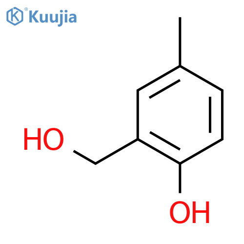 2-(hydroxymethyl)-4-methylphenol structure