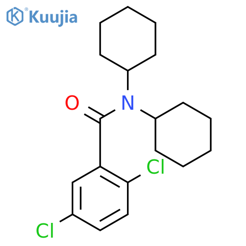 2,5-Dichloro-N,N-dicyclohexyl-benzamide structure