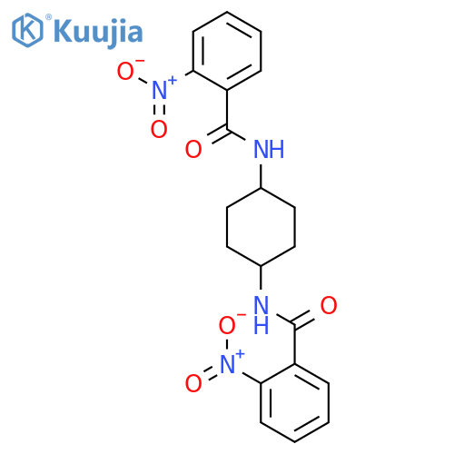 2-nitro-N-[4-({2-nitrobenzoyl}amino)cyclohexyl]benzamide structure