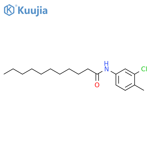 N-(3-chloro-4-methylphenyl)undecanamide structure