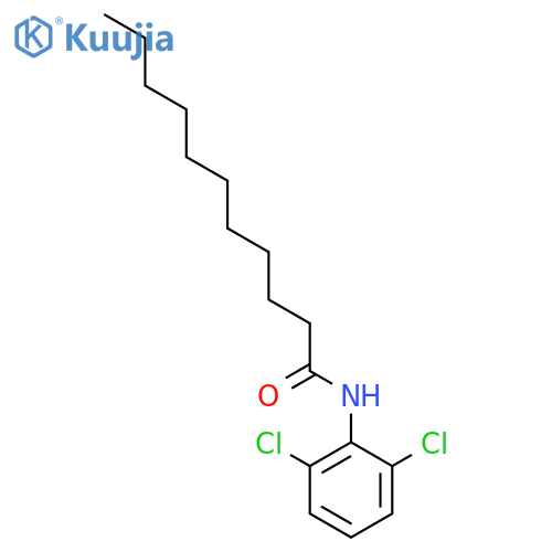 N-(2,6-dichlorophenyl)undecanamide structure