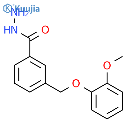 3-(2-methoxyphenoxy)methylbenzohydrazide structure