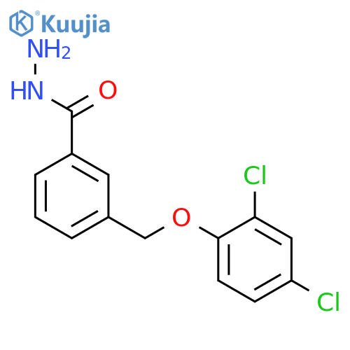 3-(2,4-dichlorophenoxy)methylbenzohydrazide structure